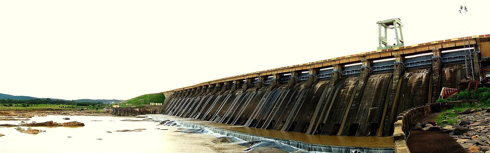 Hirakud Dam panorama